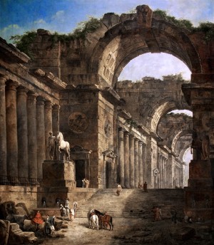 The Fountains by Hubert Robert